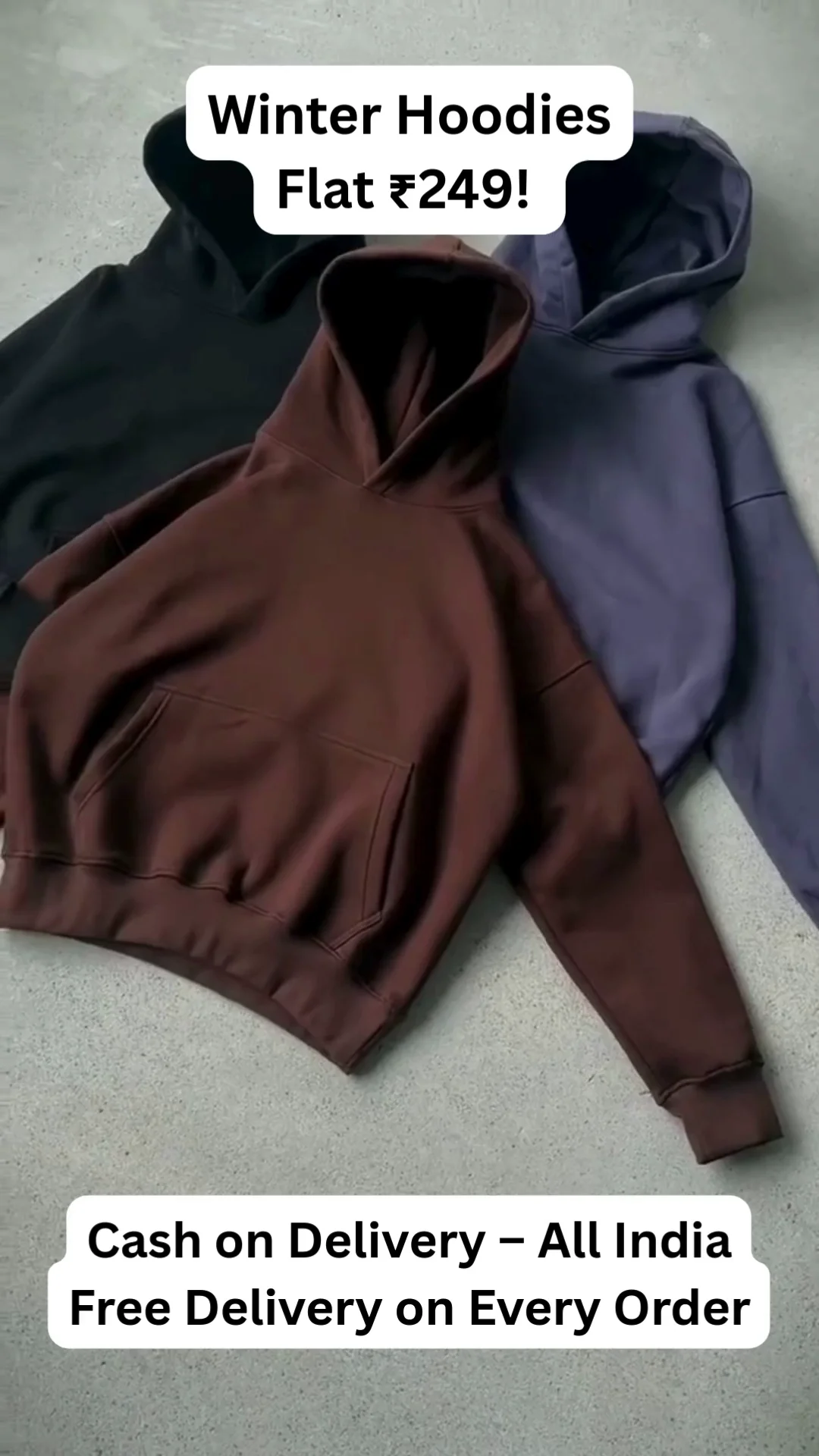 Unisex Winter Hoodies Warm Stylish Casual Daily Wear